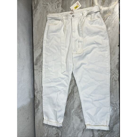 NWT GB Dillard’s Junior Girl’s White Jeans Size 17 - Picture 1 of 6